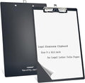 Legal Aluminum Clipboard Metal w/Stainless Hangable Pen Holder Writing Low by Liushun