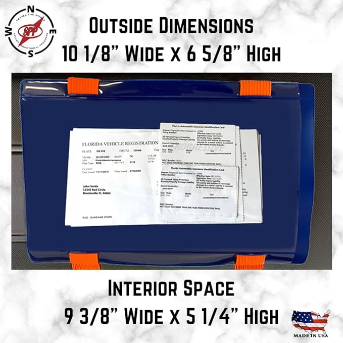 Florida, Document Holder for Vehicle Visor. Perfect for Insurance & - Image 2