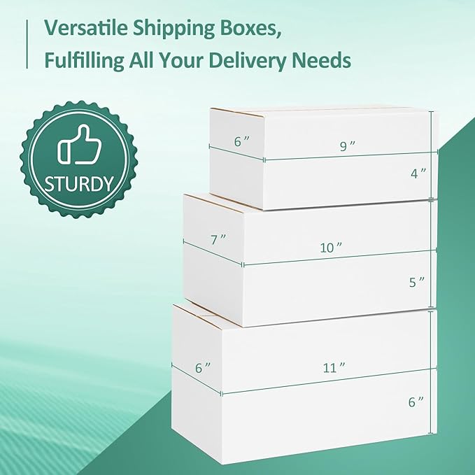 Eupako 30 Pack Small Shipping Boxes Assorted Sizes, Cardboard Boxes - Image 8