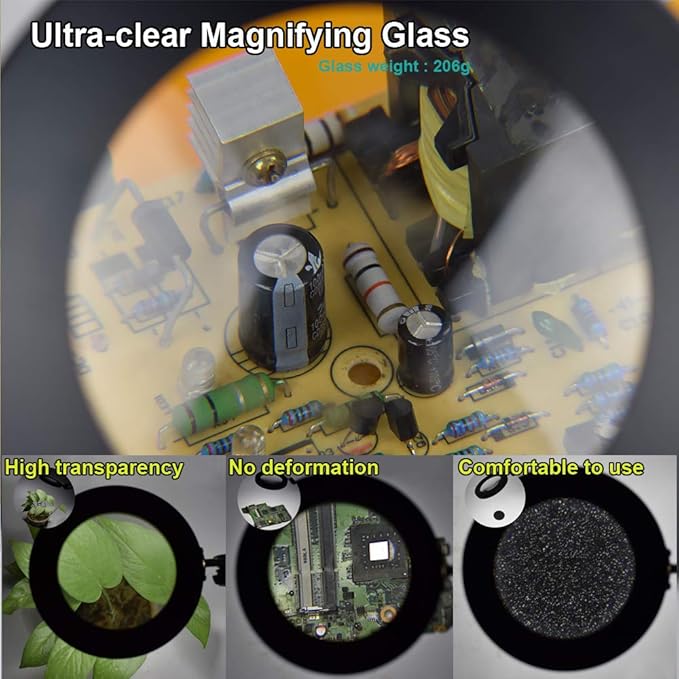 NOEVSBIG Magnifying Glass Desk Lamp - Image 2