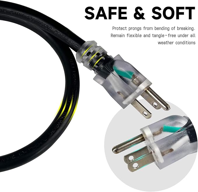 EP 10 Ft Lighted Outdoor Extension Cord - Image 4
