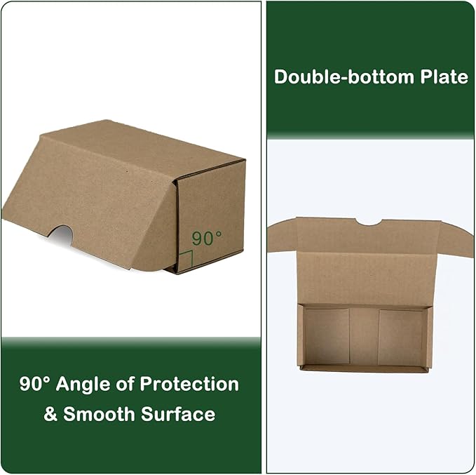 4.6x2.2x2.2 Inches Shipping Boxes Set of 50 - Image 3