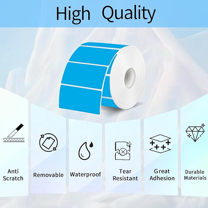 2x1 Inch Thermal Labels, Waterproof Self-Adhesive Shipping Label Printer Sticker - Image 2