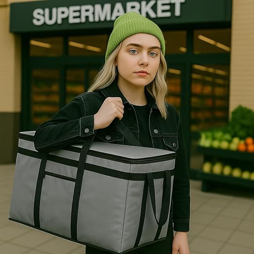musbus insulated catering bag 22x14x13 Very heat XXXL Insulated Food Delivery - Image 9