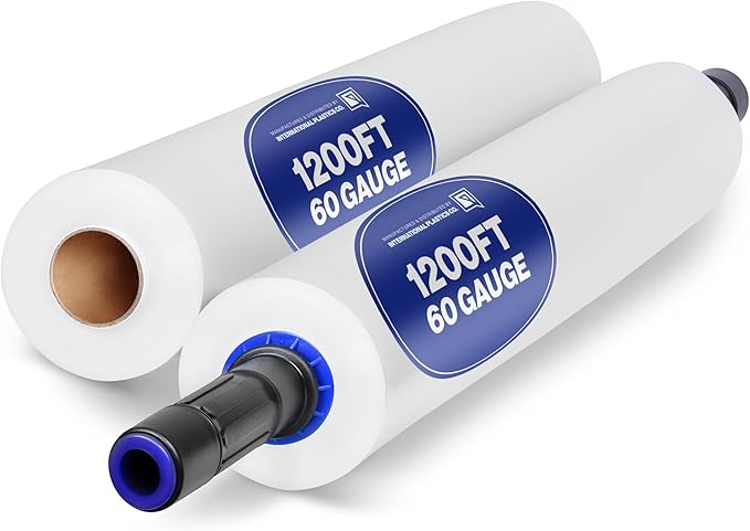 International Plastics Co. 2 Pack 15" Plastic Stretch Film Wrap by InternationalPlasticsCo
