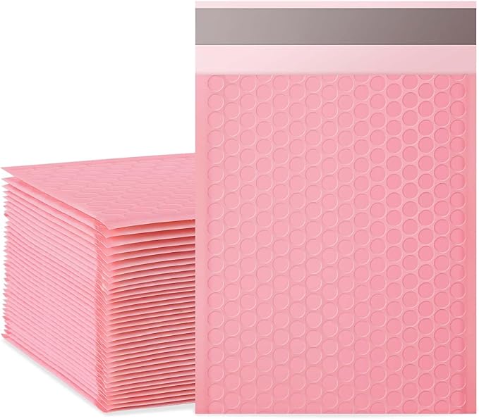 packbabol Bubble Mailers, 8.5x11 Inch Poly Padded Bubble Mailers Pack of 50 by packbabol