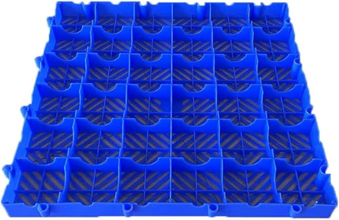 Plastic Pallet, 23.6x15.7x2IN Waterproof Storage Grid Pad, Lightweight Nestable - Image 5