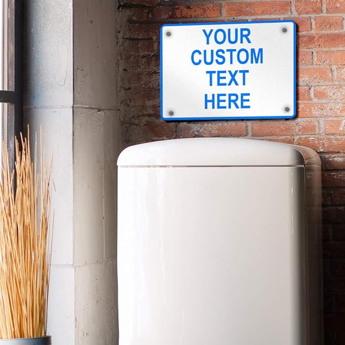 Aluminum Weatherproof Metal Sign Multiple Sizes Custom Personalized Text Here - Image 5