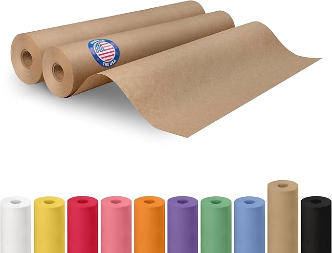 Brown Kraft Paper Roll 18" x 2160", Crafts/Arts by IDLPackaging