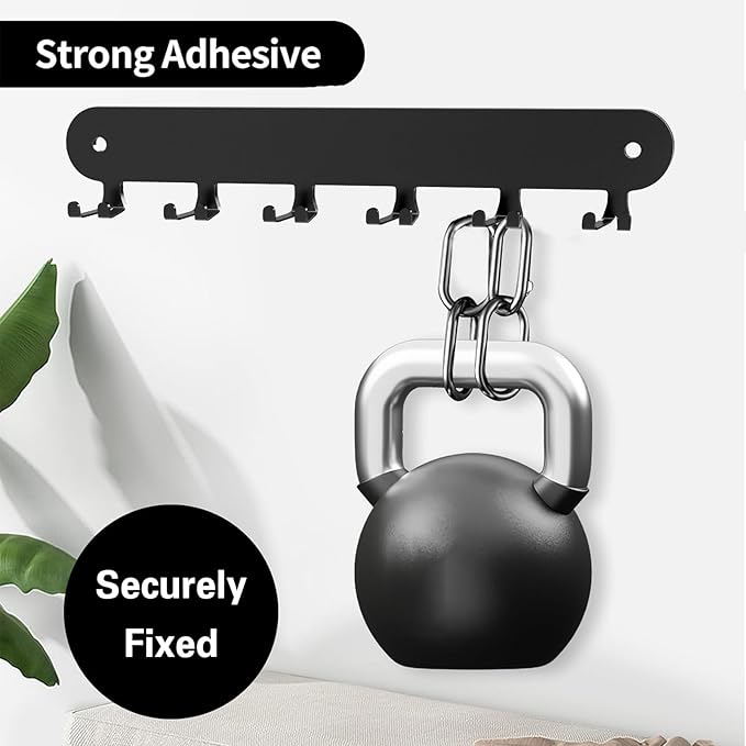 2 Pack Key Holder for Wall, Key Hooks, Key Holder Wall Mount Self Adhesive - Image 4