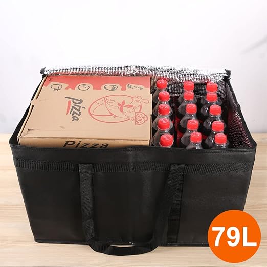 Bodaon Insulated Food Delivery Bag, XXXL Pizza Delivery Bags - Image 3