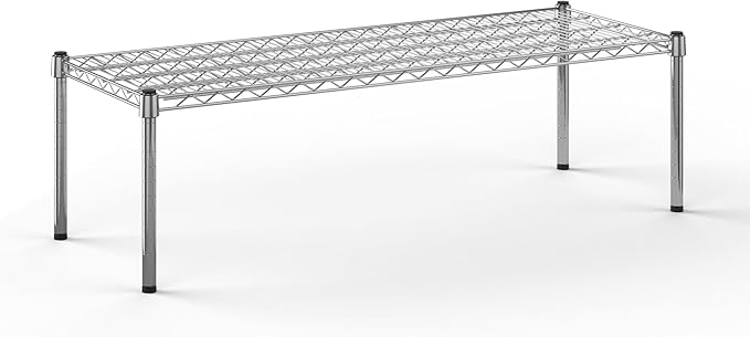 18''W x 48''L x 14''H Chrome Plated Wire Dunnage Rack | Off The Floor Storage by Regal+Altair