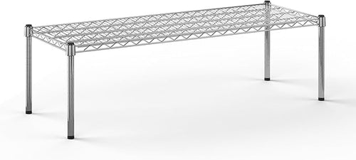 18''W x 48''L x 14''H Chrome Plated Wire Dunnage Rack | Off The Floor Storage by Regal+Altair