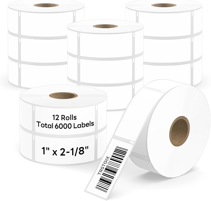 Compatible DYMO 30336 Direct Thermal Multipurpose Labels, Address & Barcode by Unknown