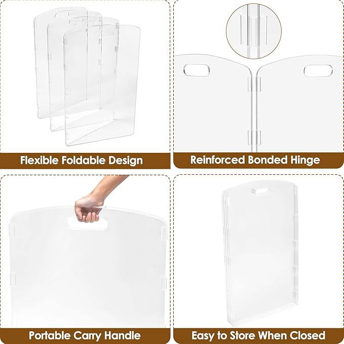 Modern Frame Clear Acrylic Freestanding Dog Gate - Image 6
