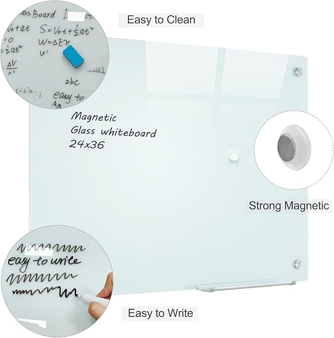 Glass Magnetic White Board - Image 6