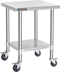 DuraSteel 24x24 NSF Stainless Steel Cart Work Table by DuraSteel