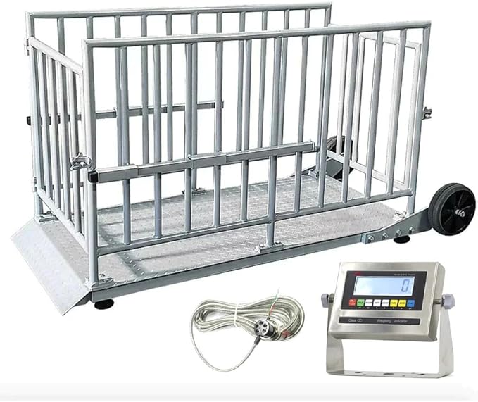 Liberty LS-930-5’x30 Cage System Portable Livestock Animal Weighing Scale | by LibertyScales