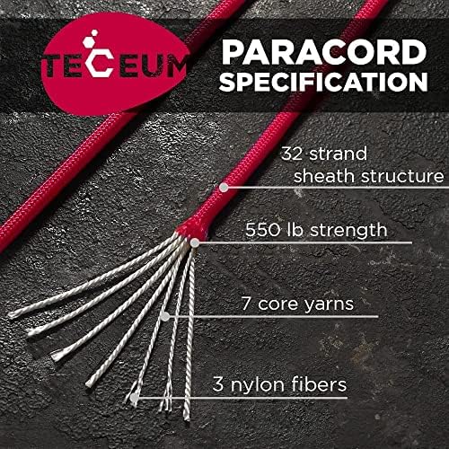 Paracord Rope 550 lb 4mm – Parachute Cord – Utility Camping Rope - Image 2