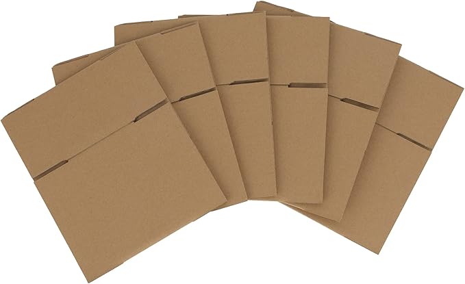 6x4x4 inches Shipping Boxes 50 Pack, Kraft Corrugated Small Cardboard Boxes - Image 6