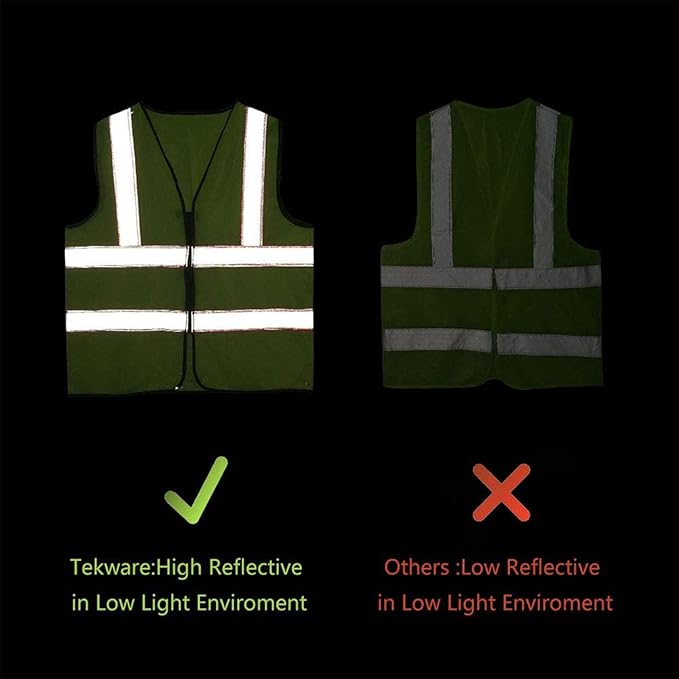 Tekware Safety Vest with High Reflective Strips - Image 3
