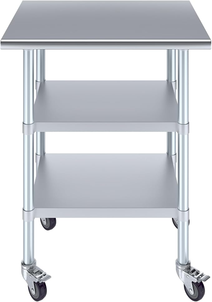 AmGood Stainless Steel Work Table - Image 2