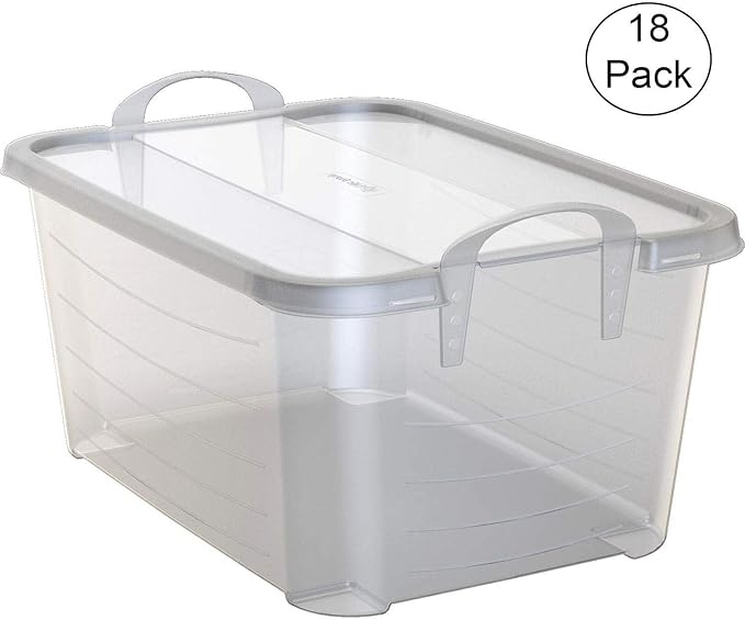 Life Story 18 Pack Light Duty Stackable Storage Bin, 55 Quart Home Organizer - Image 8