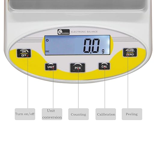 CGOLDENWALL Large Range Lab Digital Analytical Balance Lab Precision Scale - Image 3