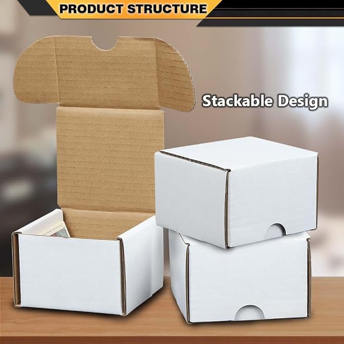 10pcs New Max Pro 200 count Cardboard Baseball/Trading Card Storage Boxes box - Image 3
