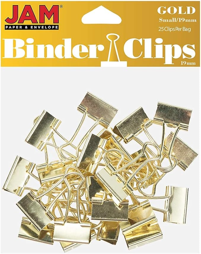 JAM PAPER Colorful Binder Clips by JAMPaper