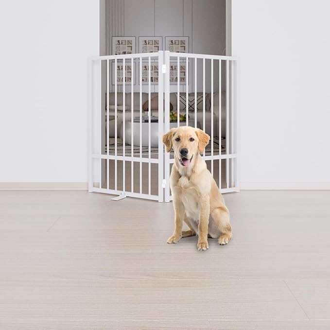 Full Metal Freestanding Dog Gate - Image 6