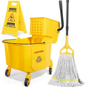 38 Qt Commercial Mop Bucket by EasyCleaningHappyLife