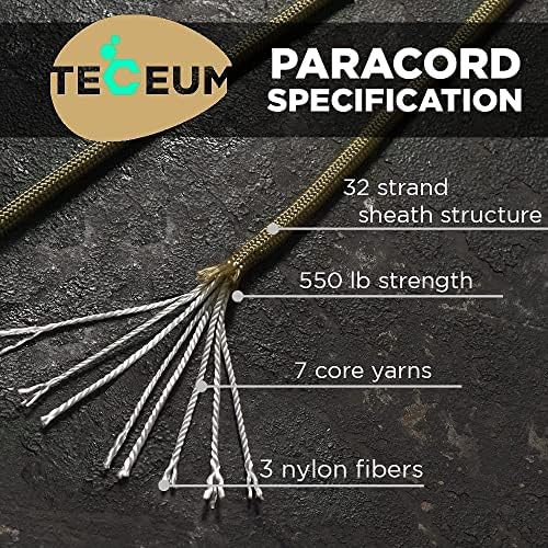 Paracord Rope 550 lb 4mm – Parachute Cord – Utility Camping Rope - Image 2