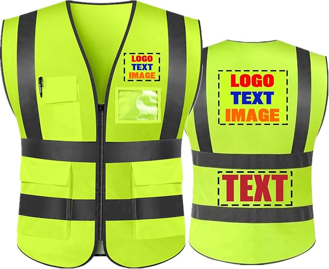 High Visibility Safety Reflective Vest - Image 7