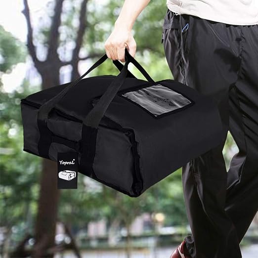 Pizza Bag, Thermal Pizza Delivery Bags Insulated Commercial Food Delivery Bag - Image 7
