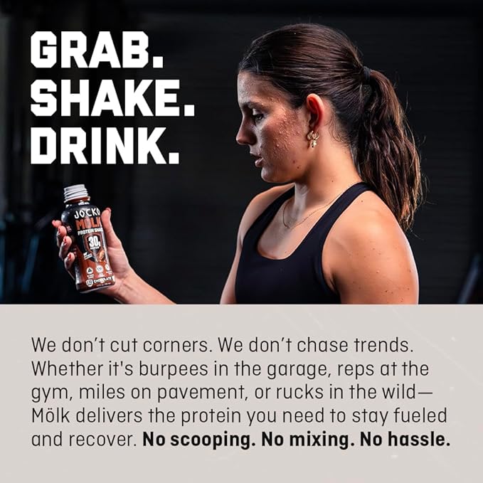 Jocko Mölk 30g Grass Fed Protein Shakes – No Added Sugar Protein Drinks KETO - Image 4