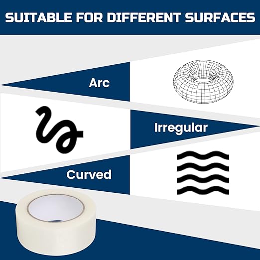 Lichamp Clear Duct Tapes Heavy Duty, Waterproof No Residue Clear Duct Tape - Image 5