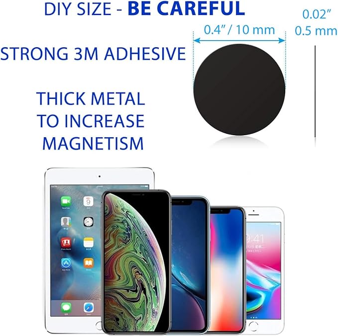 Cell Phone Metal Stickers 0.4 inch - Image 3