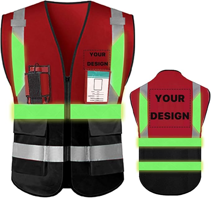 YOWESHOP High Reflective Visibility Safety Vest by YOWESHOP