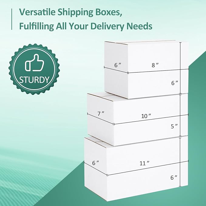 Eupako 30 Pack Small Shipping Boxes Assorted Sizes, Cardboard Boxes - Image 5