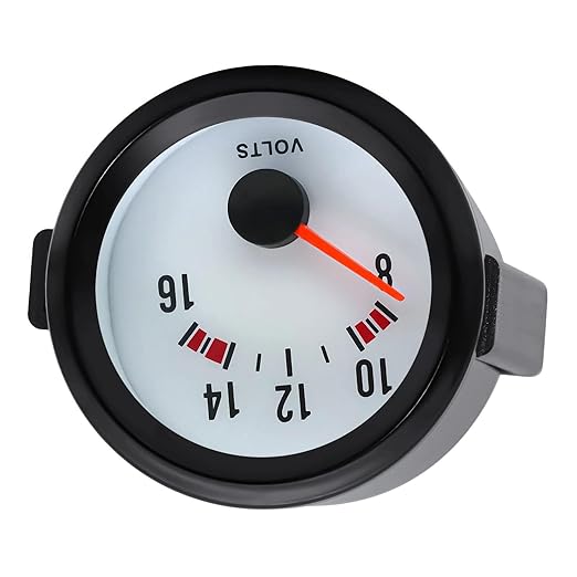 2" 52mm Voltage Gauge Digital Blue LED Voltmeter Meter 8-16V - Image 4