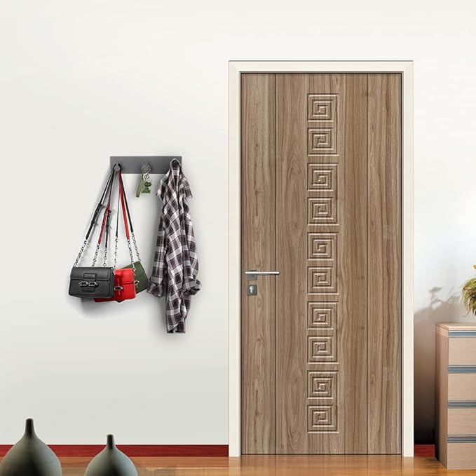 Key Holder for Wall with 2 Self-Adhesive Tapes, No Damage Key Holder Rack for - Image 4