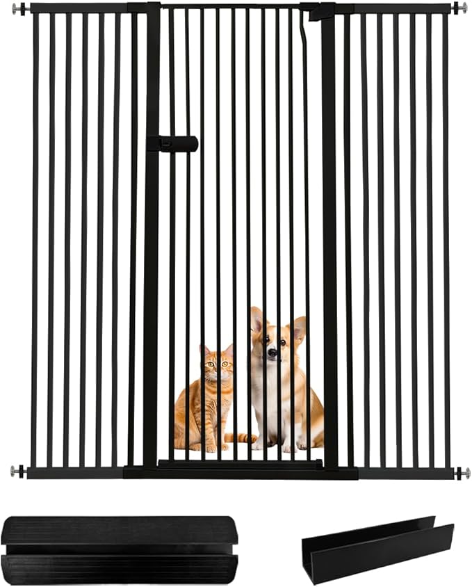 Lumizone Extra Tall Cat Gate 55.12" High Pressure Mounted Extra Wide 2025 New by Lumizone
