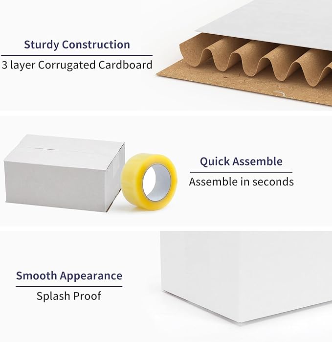25 Pack Shipping Boxes 7x5x3 Inches, Small Business, Literature Mailer - Image 5