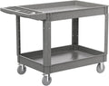 2-Tier Rolling Tool Cart, Heavy-Duty Plastic Service Cart by Unknown