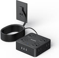 10Ft Power Strip with Surge Protector, 8 Outlets 4 USB Ports Extension Cord by SMALLRT