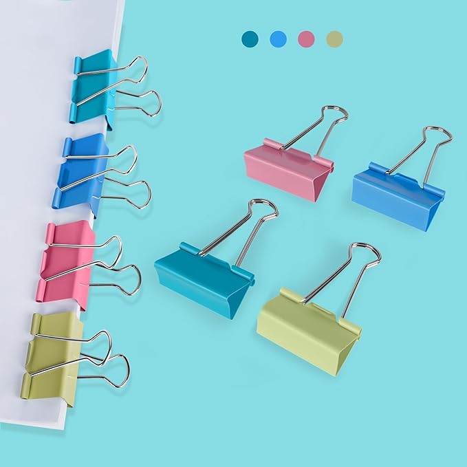 Ufmarine Large Binder Clips 1.6 inch Length, - Image 7