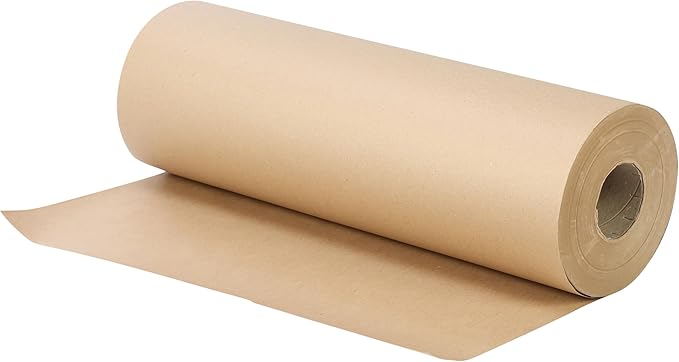 The Boxery Kraft/Brown Kraft Paper Roll, 18” x 5520”-70lb. Thickness by TheBoxery