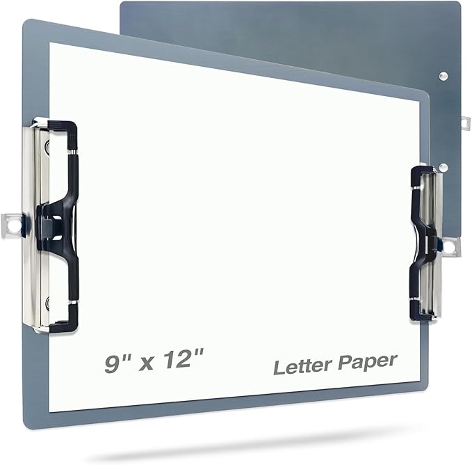 Aluminum Metal Clipboard Sturdy Stainless Hangable by Liushun