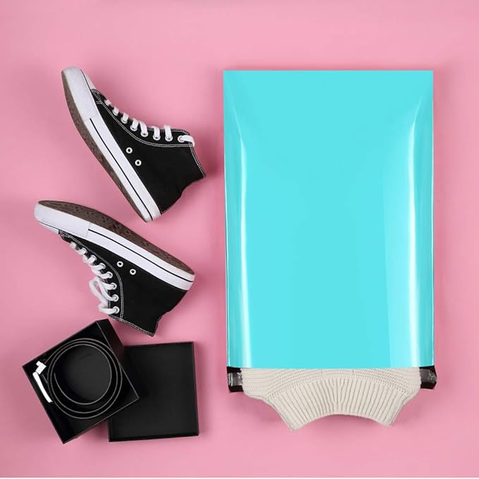 UCGOU Poly Mailers 14.5x19 Inch Teal 100 Pack Large Shipping Bags #7 Strong - Image 5